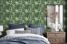 Обои 36519-3 фото в интерьере спальни превью