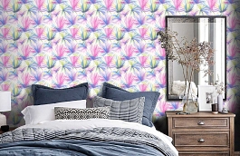 Обои 36624-3 фото в интерьере спальни превью