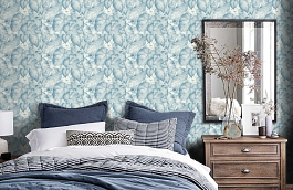 Обои 36625-1 фото в интерьере спальни превью