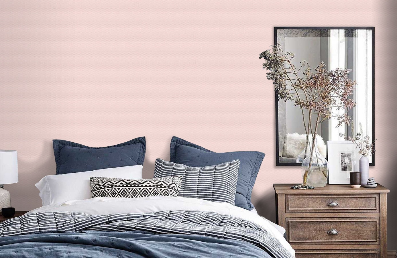 Обои 36897-1 фото в интерьере спальни