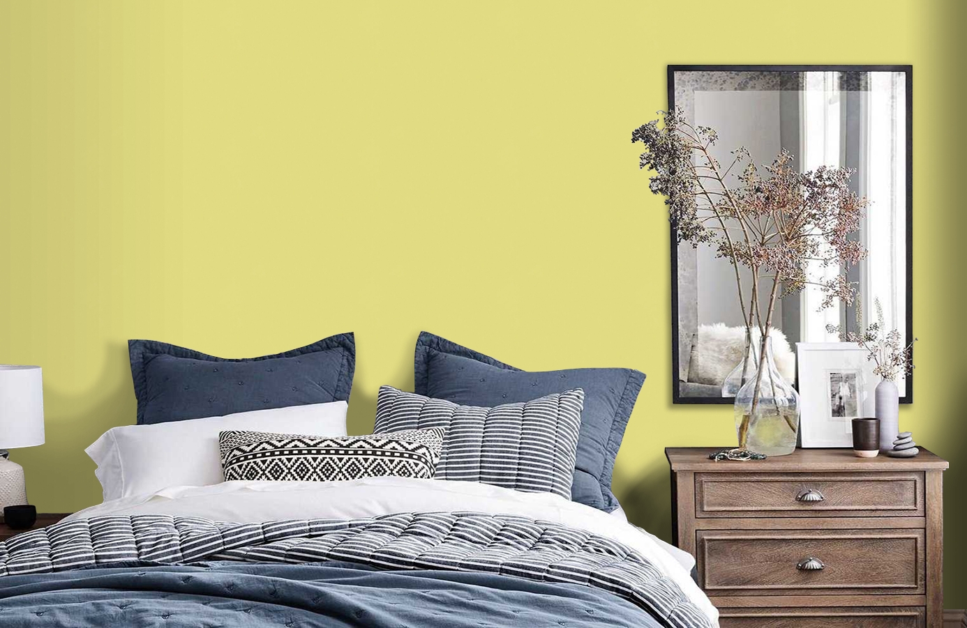 Обои 36932-5 фото в интерьере спальни