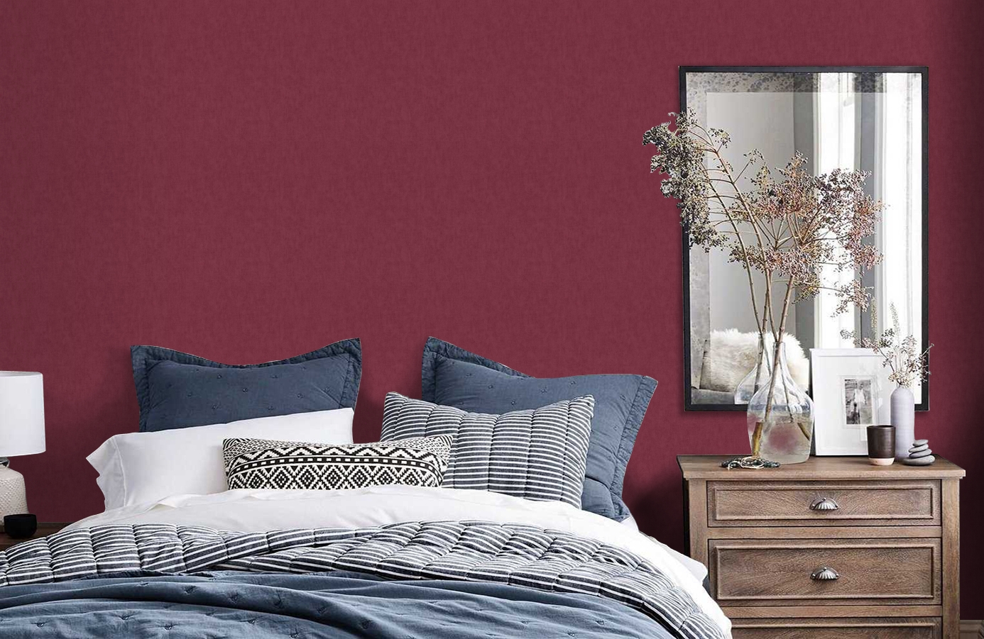 Обои 37536-2 фото в интерьере спальни Обои 37536-2 фото в интерьере спальни