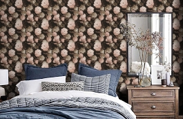 Обои 37650-4 фото в интерьере спальни превью