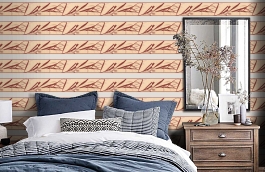 Обои 5494-33 фото в интерьере спальни превью