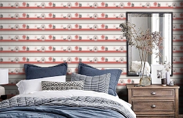 Обои 5866-12 фото в интерьере спальни превью