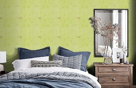 Обои 6888-66 фото в интерьере спальни превью