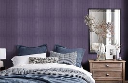 Обои 8740-54 фото в интерьере спальни превью