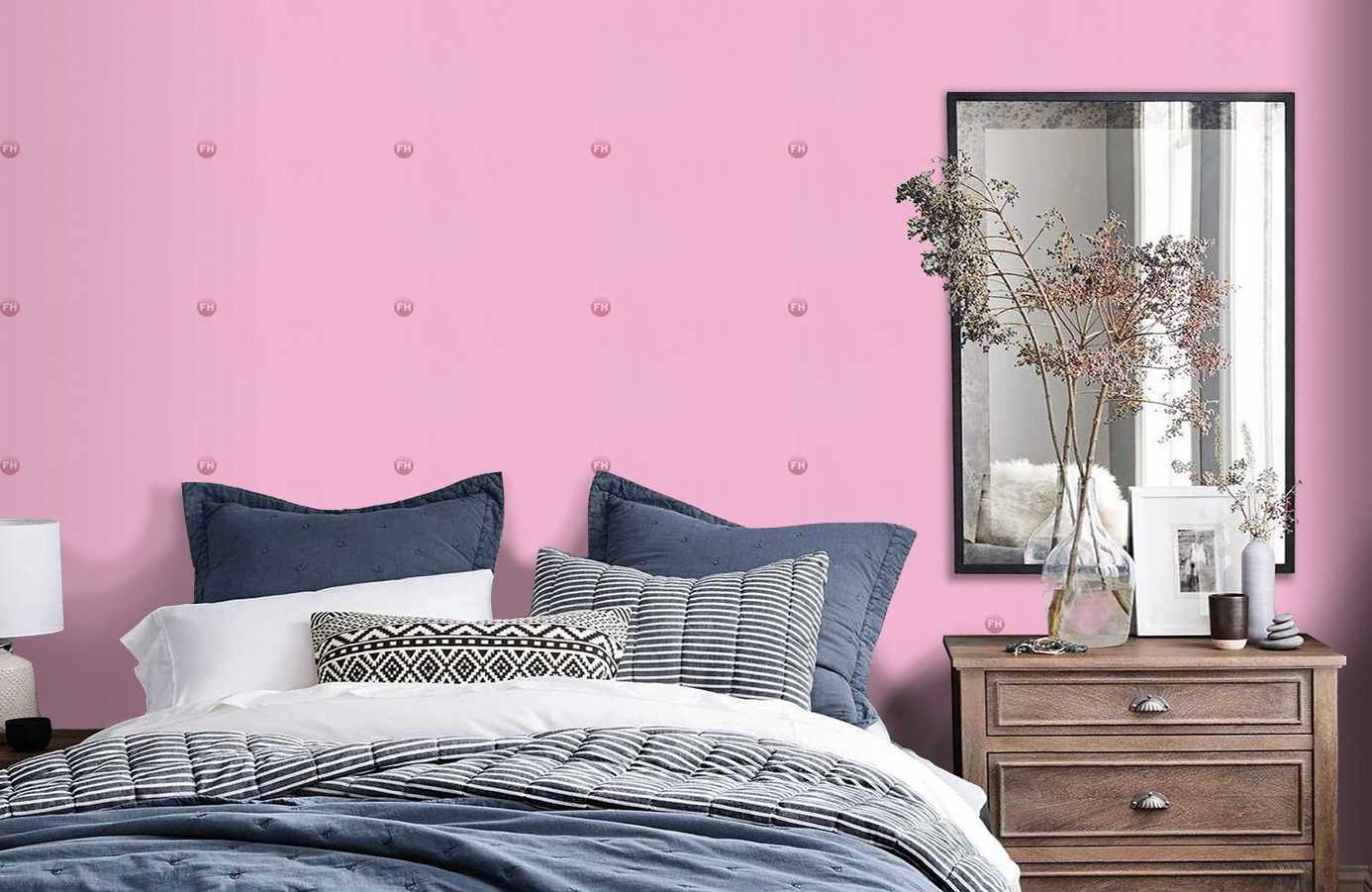 Обои 8981-11 фото в интерьере спальни