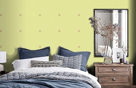 Обои 9087-73 фото в интерьере спальни превью