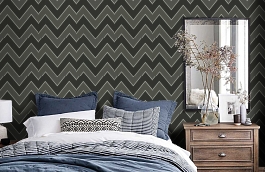 Обои 93943-2 фото в интерьере спальни превью