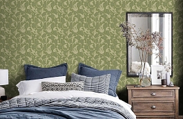 Обои 95490-4 фото в интерьере спальни превью