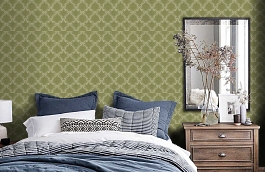 Обои 95629-4 фото в интерьере спальни превью