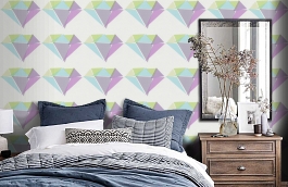 Обои 95656-1 фото в интерьере спальни превью