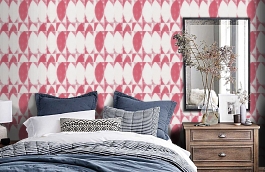 Обои 95803-2 фото в интерьере спальни превью