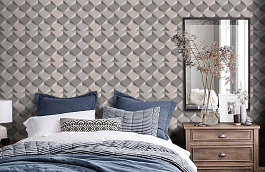 Обои 96031-1 фото в интерьере спальни превью