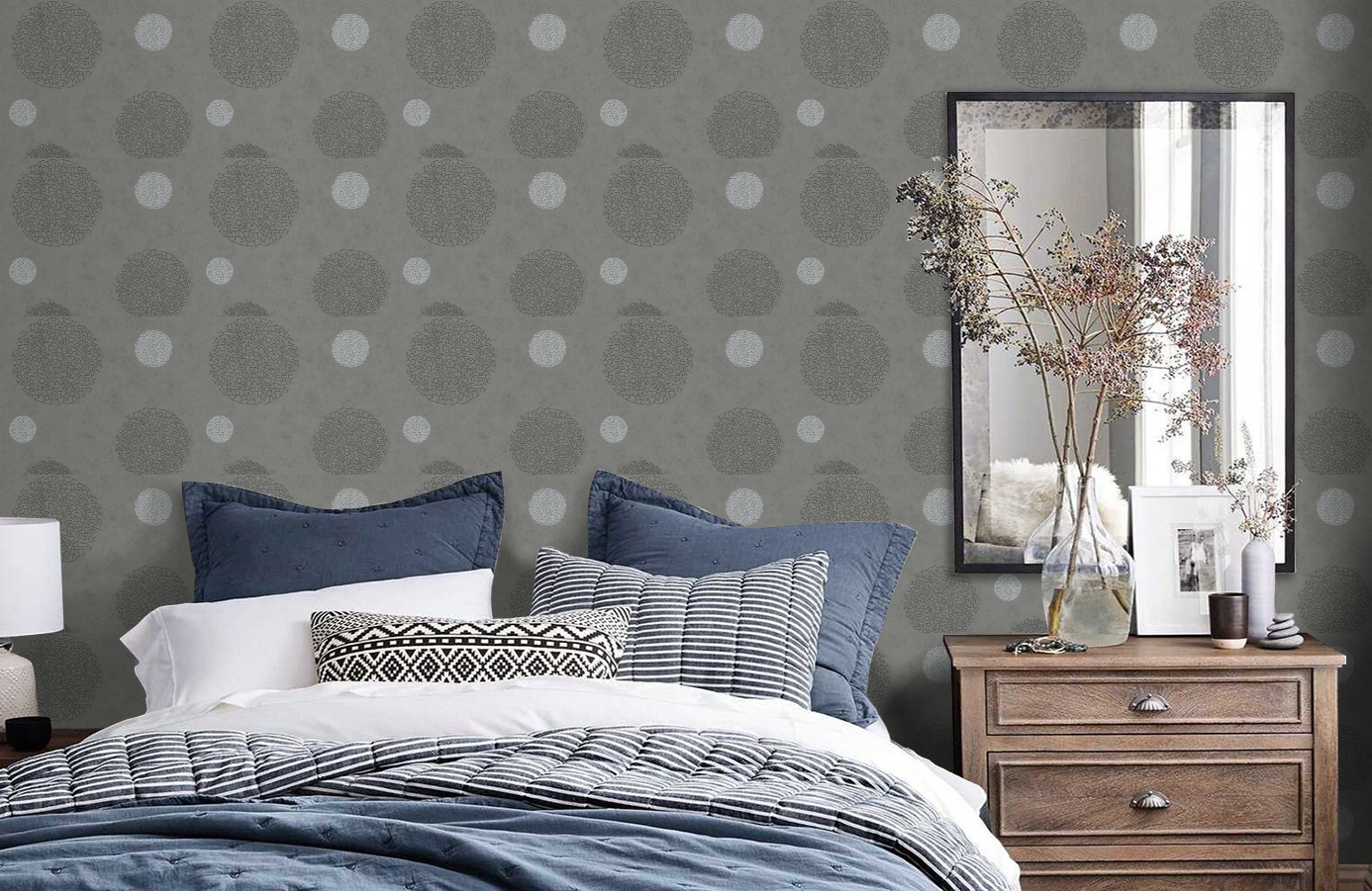 Обои 960403 фото в интерьере спальни