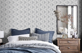 Обои 96042-1 фото в интерьере спальни превью