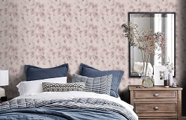 Обои 96050-3 фото в интерьере спальни превью