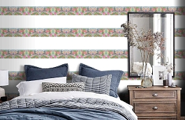 Обои 96130-1 фото в интерьере спальни превью