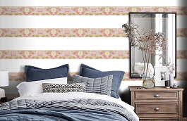 Обои 96130-2 фото в интерьере спальни превью