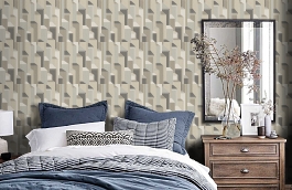 Обои KTM1320 фото в интерьере спальни превью