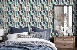 Обои KTM1330 фото в интерьере спальни превью