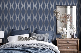 Обои MG40102 фото в интерьере спальни превью