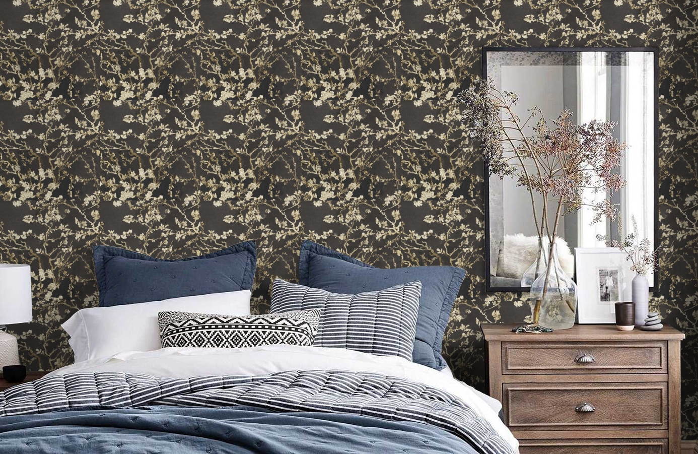 Обои 17145 фото в интерьере спальни Обои 17145 фото в интерьере спальни