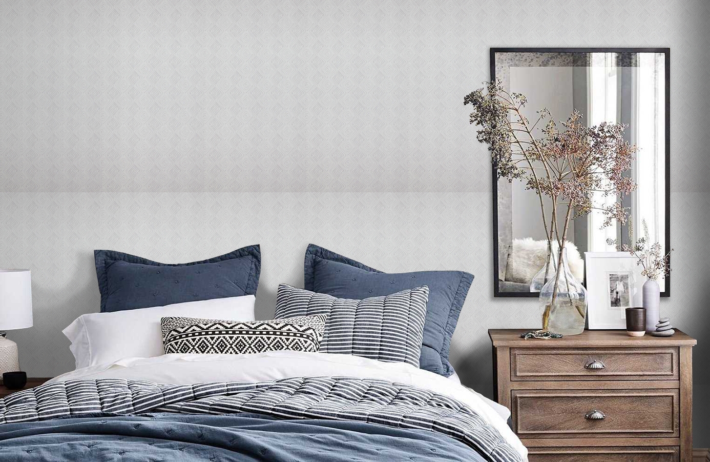 Обои 17640 фото в интерьере спальни