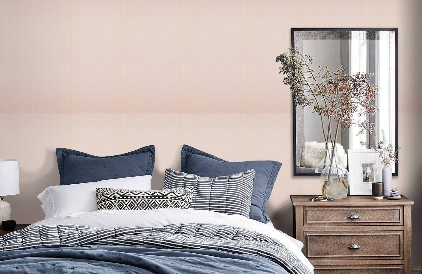 Обои 17653 фото в интерьере спальни