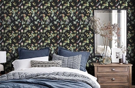 Обои 17712 фото в интерьере спальни превью