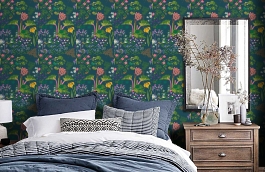 Обои 1791 фото в интерьере спальни превью