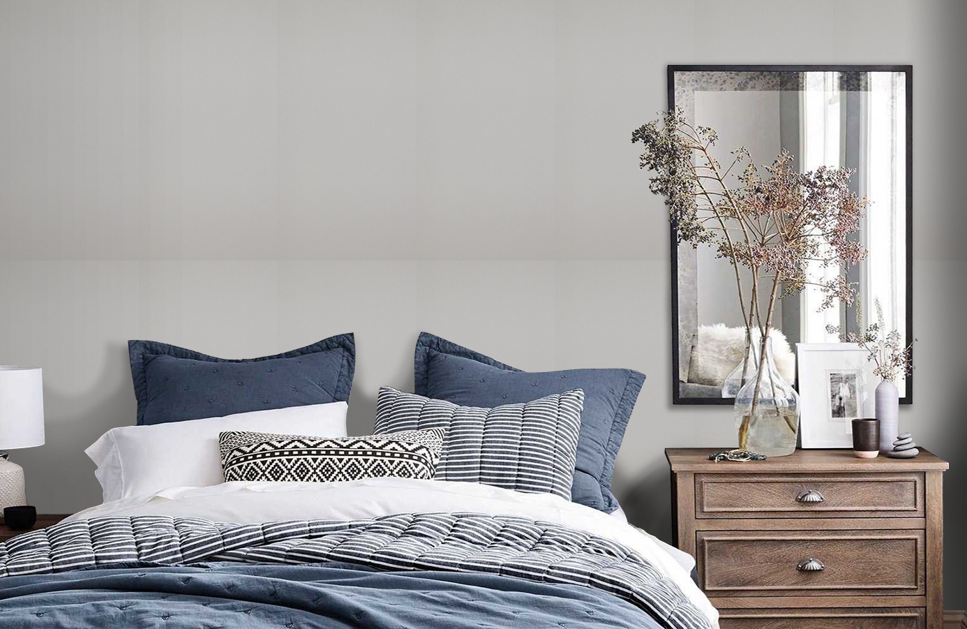 Обои 18236 фото в интерьере спальни