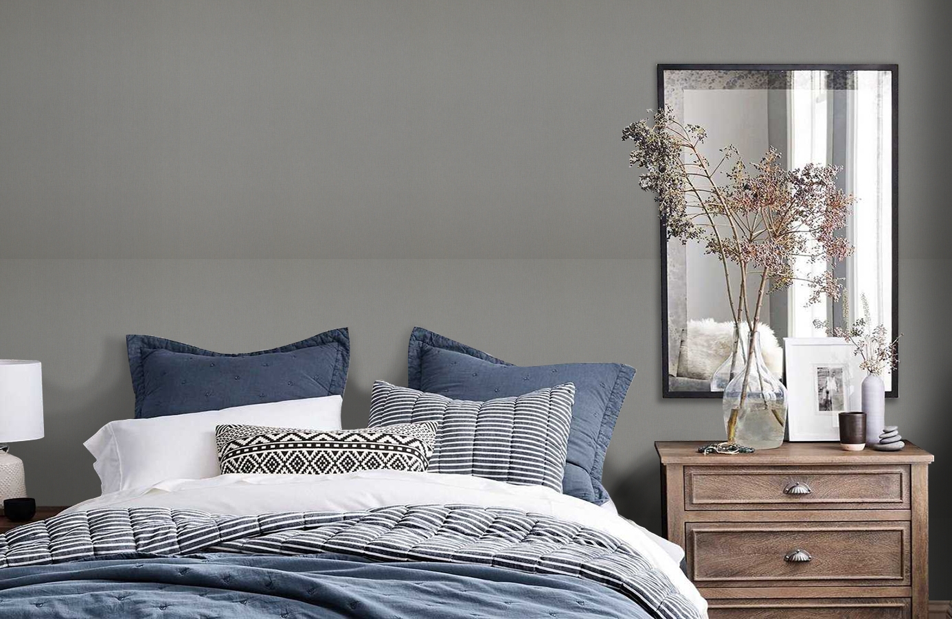 Обои 18237 фото в интерьере спальни