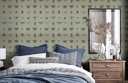 Обои 18430 фото в интерьере спальни превью