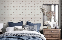 Обои 18433 фото в интерьере спальни превью