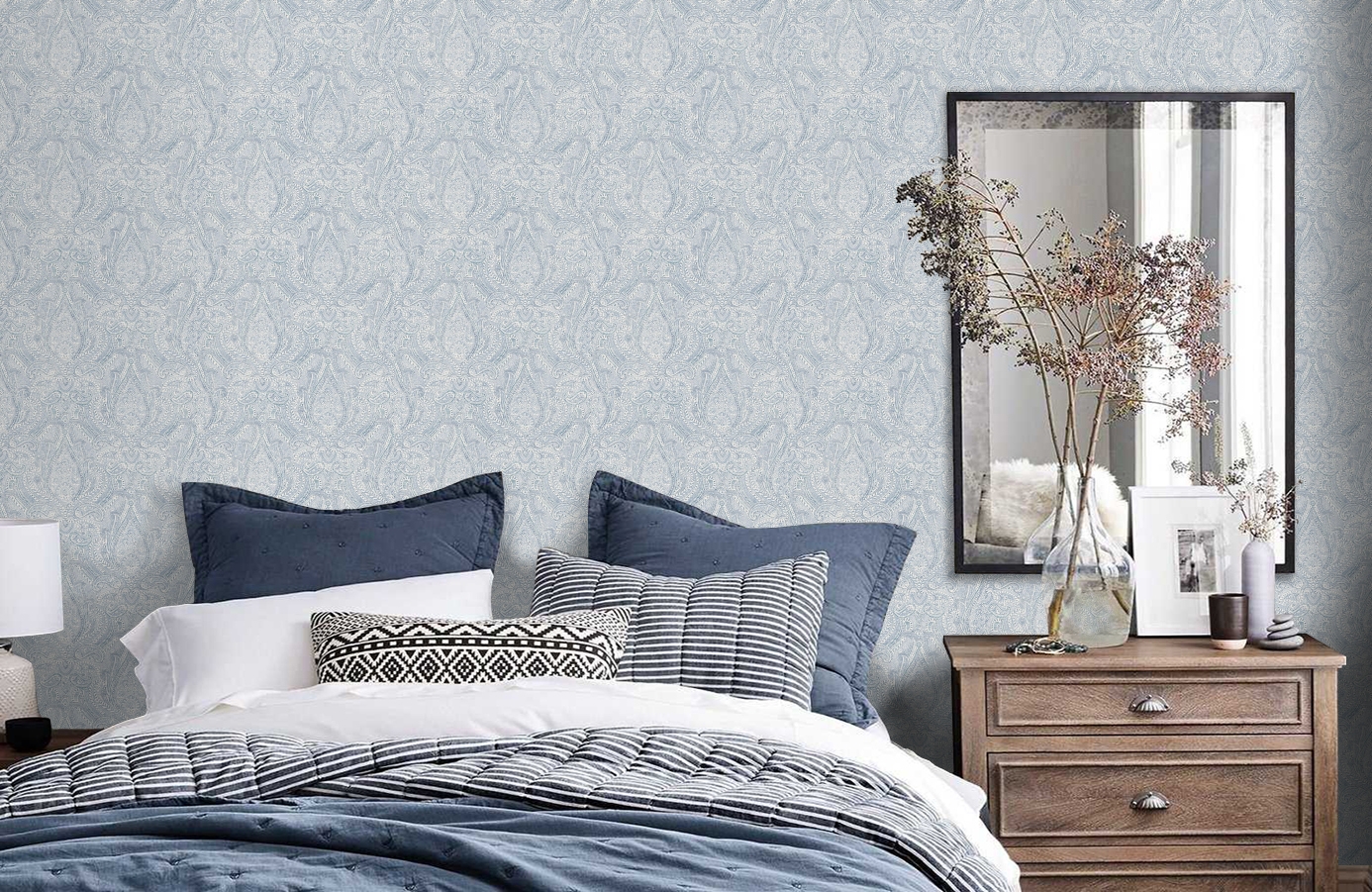 Обои 1923 фото в интерьере спальни