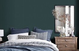 Обои 200218 фото в интерьере спальни превью