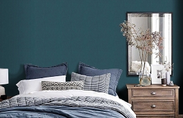 Обои 200219 фото в интерьере спальни превью