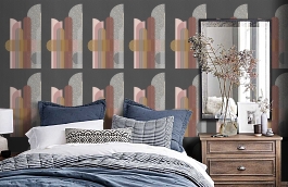 Обои 200358 фото в интерьере спальни превью