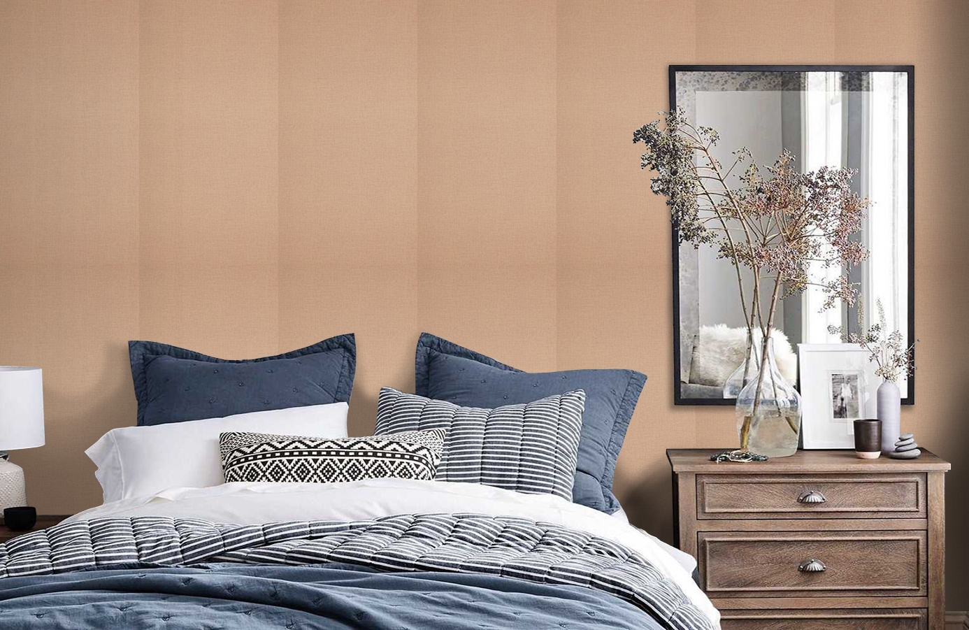 Обои 218209 фото в интерьере спальни