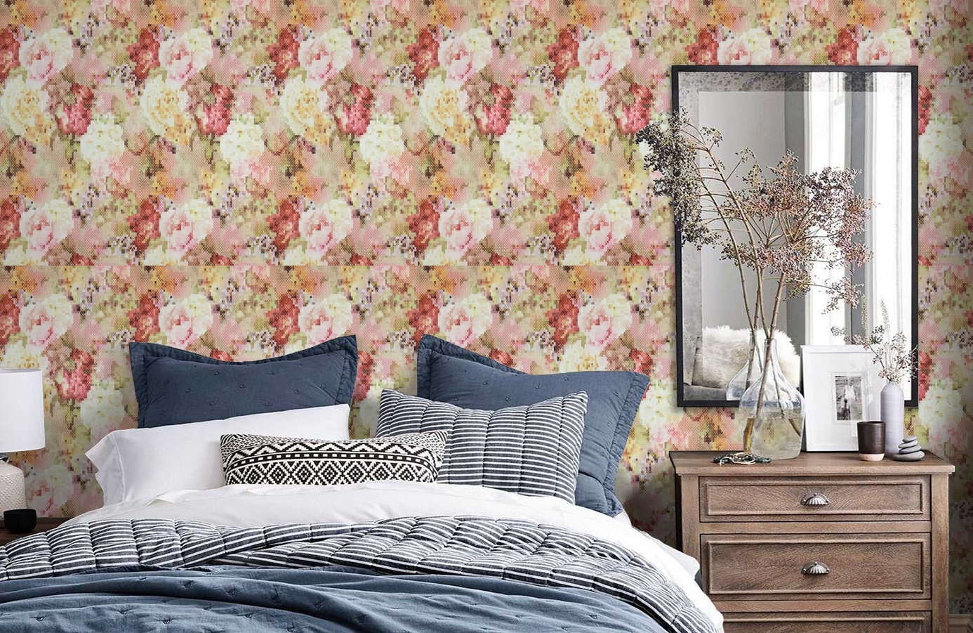 Обои 218221 фото в интерьере спальни