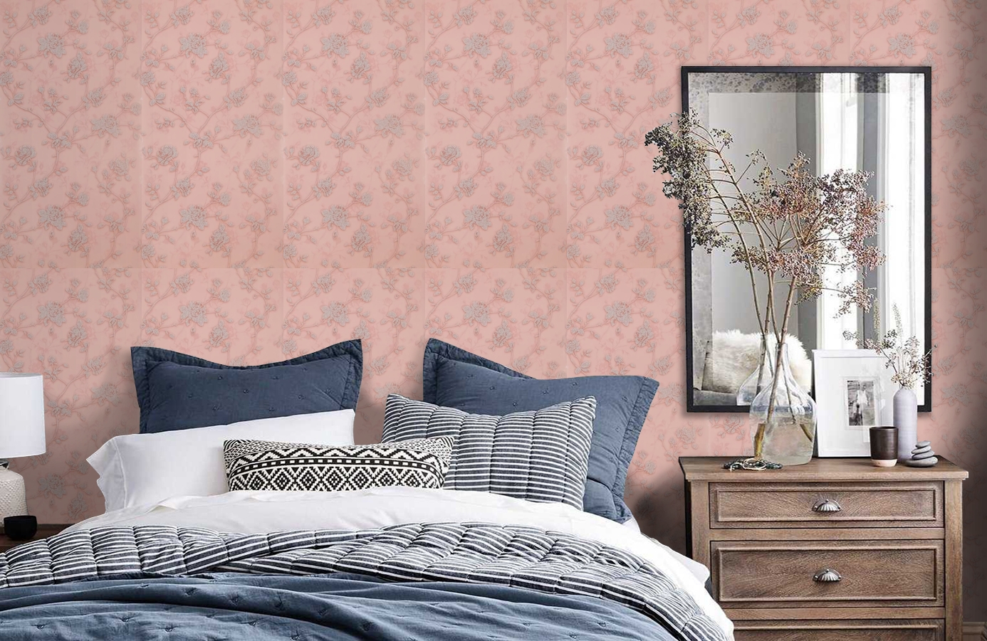 Обои 218255 фото в интерьере спальни