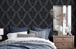 Обои 218655 фото в интерьере спальни превью