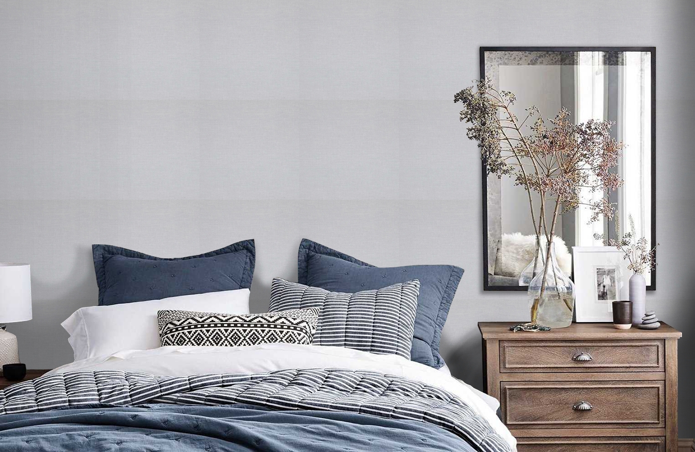 Обои 218903 фото в интерьере спальни