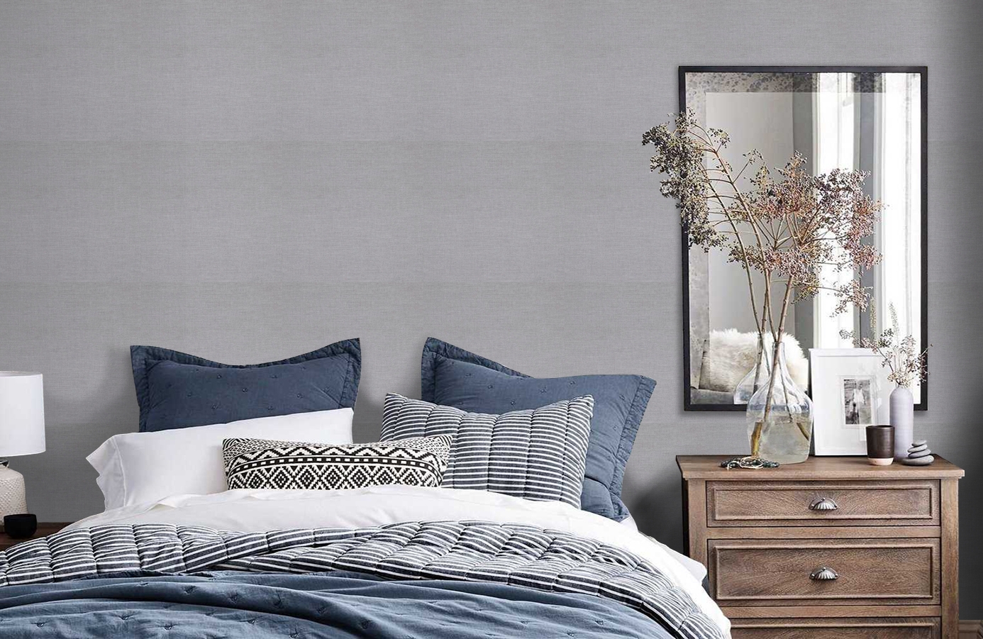 Обои 218907 фото в интерьере спальни