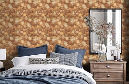 Обои 220003 фото в интерьере спальни превью