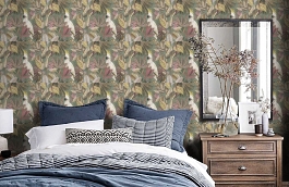 Обои 220123 фото в интерьере спальни превью