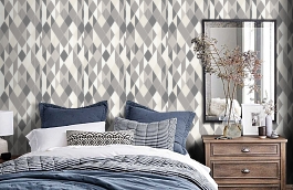 Обои 220210 фото в интерьере спальни превью