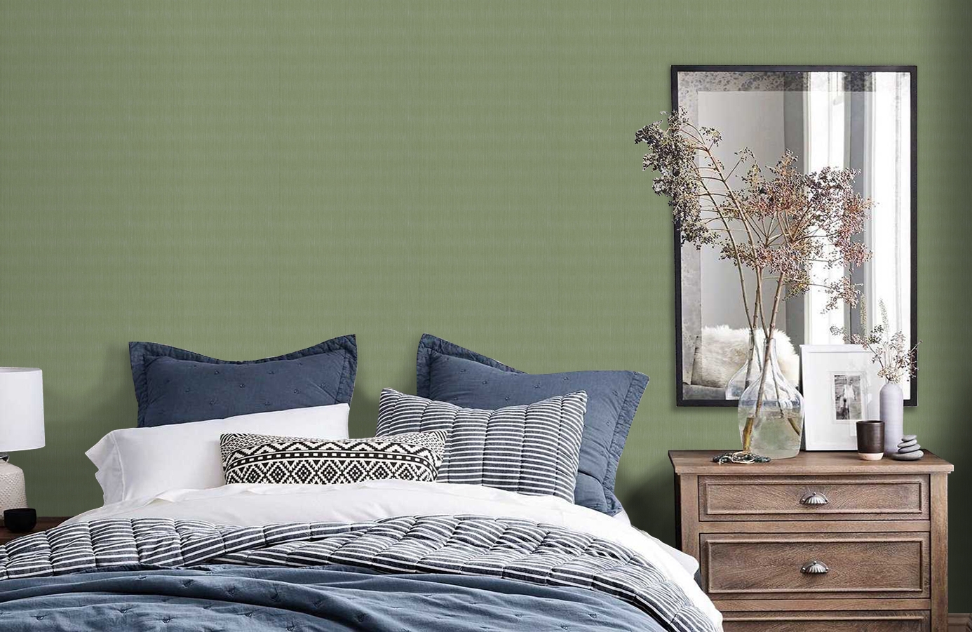 Обои 220420 фото в интерьере спальни Обои 220420 фото в интерьере спальни